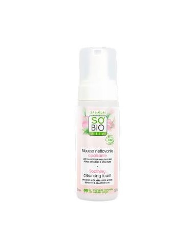 ESPUMA LIMPIADORA CALMANTE aloe 150ml. BIO SOBIO ETIC