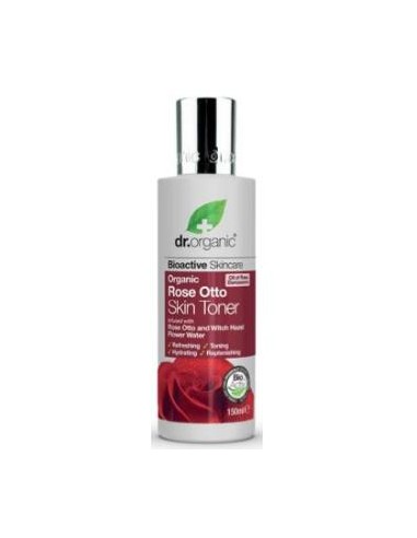 TONIFICANTE FACIAL rosa de damasco 150ml. DR. ORGANIC