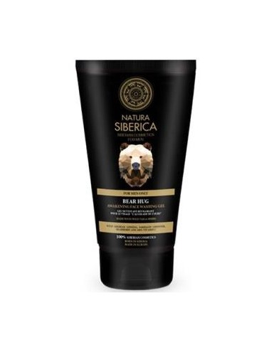 BEAR HUG MEN gel limpieza facial 150ml. NATURA SIBERICA