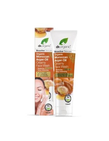 LIMPIADOR FACIAL PIEL NORMAL-SECA argan 150ml DR. ORGANIC