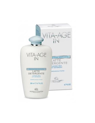 VITA-AGE IN leche limpiadora facial 200ml. BOTTEGA DI LUNGAVITA