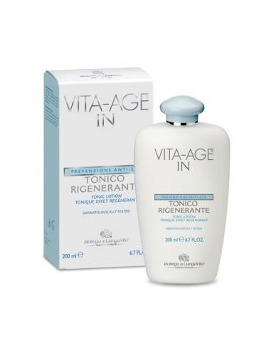 VITA-AGE IN tonico regenerante facial 200ml. BOTTEGA DI LUNGAVITA