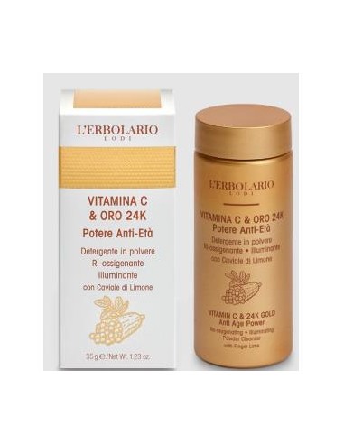 VITAMINA C ORO limpiadora en polvo 35gr. LERBOLARIO