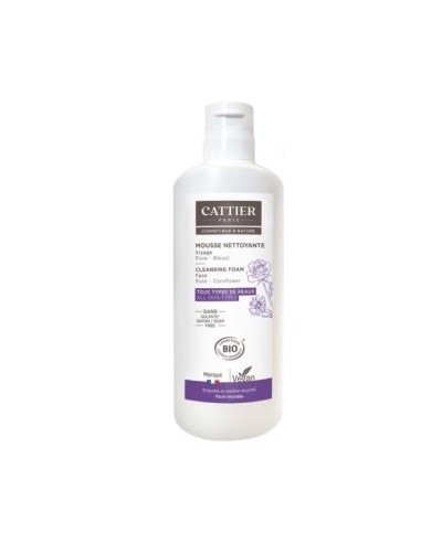 ESPUMA LIMPIADORA FACIAL sin jabon 150ml. CATTIER