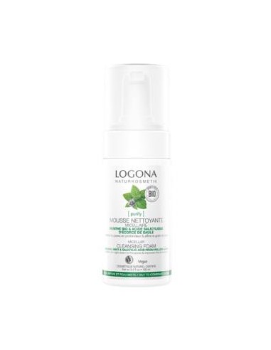 ESPUMA LIMP. MICELAR menta-acido silicilico 100ml. LOGONA