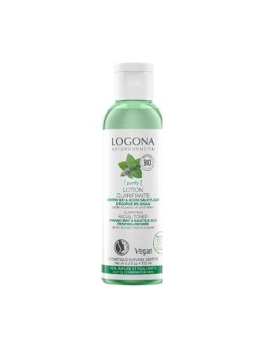 TONICO PURIFICANTE menta-acido salicilico 125ml. LOGONA