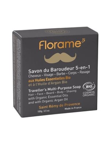 JABON VIAJERO 5 en 1 hombre 100gr. FLORAME