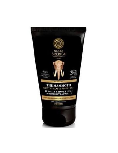 MAMMOTH MEN afeitado y mascarilla 2 en 1 150ml. NATURA SIBERICA