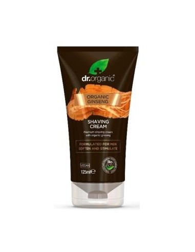 CREMA DE AFEITAR organic ginseng 125ml. DR. ORGANIC