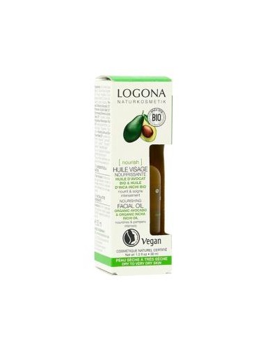 ACEITE FACIAL NUTRITIVO aguacate-incha inchi 30ml. LOGONA