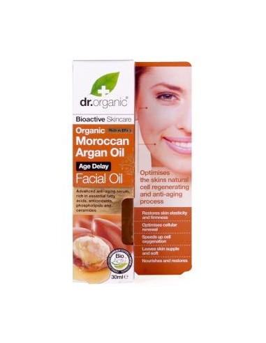 ACEITE FACIAL aceite argan marroqui 30ml. DR. ORGANIC