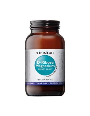 D-RIBOSA-MAGNESIO con acetil l-carnitina 180gr. VIRIDIAN