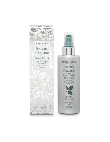 BOUQUET DE PLATA crema fluida cuerpo 200ml. LERBOLARIO