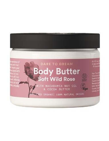 SOFT WILD ROSE manteca corporal 150ml. ECO VEGAN URTEKRAM