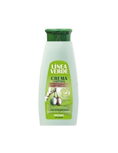 CREMA CORPORAL manteca de karite 400ml. LINEA VERDE