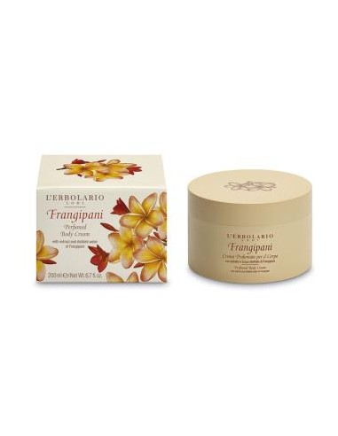 FRANGIPANI crema perfumada corporal 200ml. LERBOLARIO