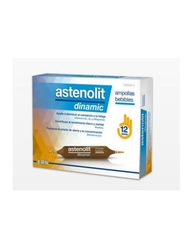 ASTENOLIT DINAMIC 12ampollas bebibles