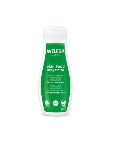 SKIN FOOD leche corporal 200ml. BIO VEGAN WELEDA