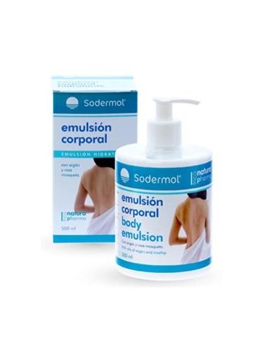 SODERMOL EMULSION HIDRAT rosa mosqueta-argan 500ml TRICONATURA