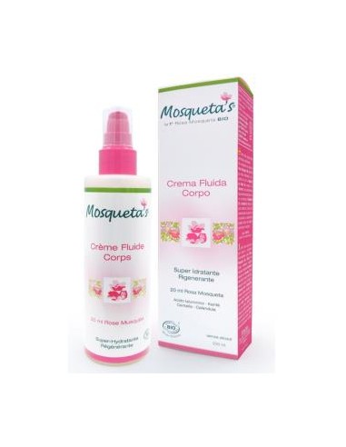 ROSA MOSQUETA crema fluida cuerpo hidratante 200ml MOSQUETAS