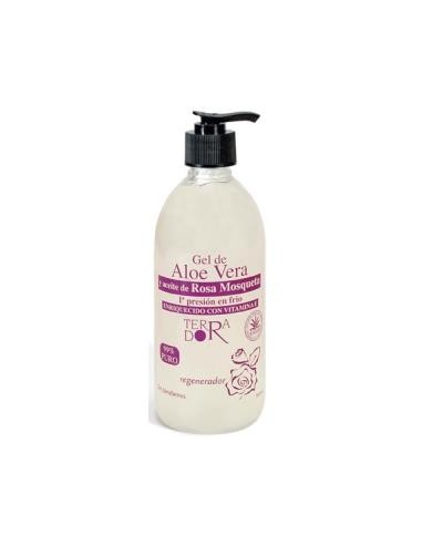 GEL ALOE VERA Y ROSA MOSQUETA 500ml. DERBOS