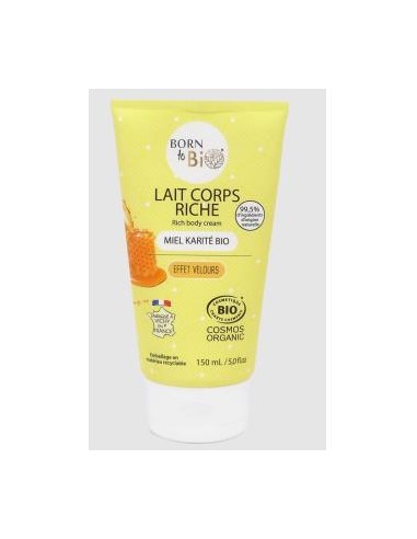 LECHE CORPORAL RICA manteca karite 150ml. BIO BORN TO BIO