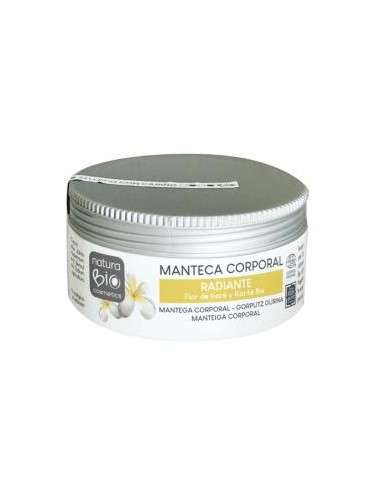 MANTECA CORPORAL RADIANTE tiare-karite 200ml. BIO NATURABIO COSMETICS