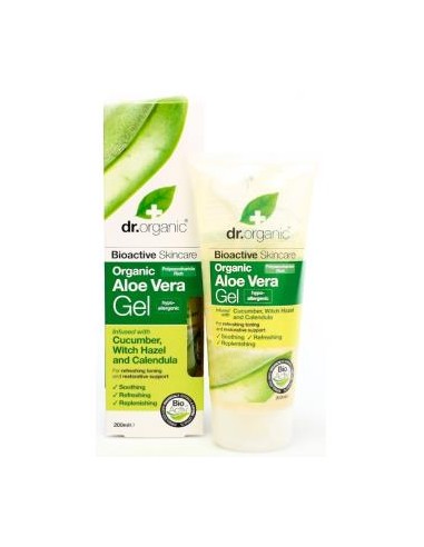 GEL ALOE VERA organico con pepino 200ml. DR. ORGANIC