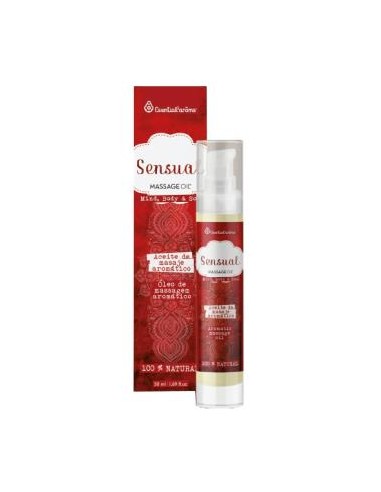 ACEITE DE MASAJE sensual 50ml.Esentialaroms ESENTIAL AROMS