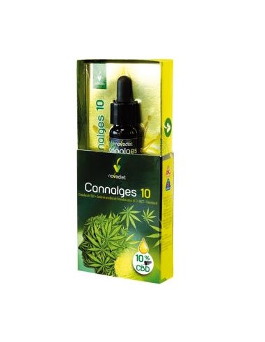 CANNALGES 10% CBD aceite 10ml. NOVADIET