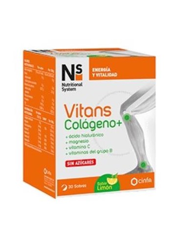 NS VITANS COLAGENO+ LIMON 30 sobres