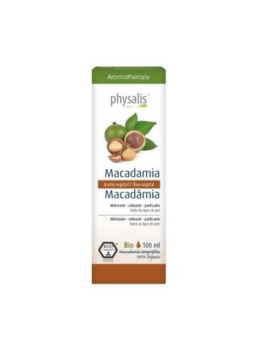 MACADAMIA aceite vegetal 100ml. BIO PHYSALIS