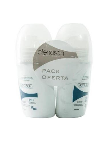 CLENOSAN DUPLO desoddorante roll-on 2x75ml.