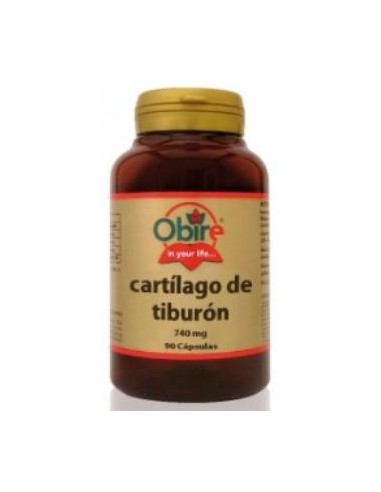 CARTILAGO DE TIBURON 740mg. 90cap. OBIRE