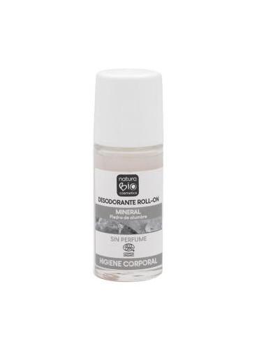 DESODORANTE MINERAL piedra alumbre roll-on 50m BIO NATURABIO COSMETICS