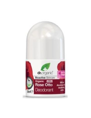 DESODORANTE rosa de damasco 50ml. DR. ORGANIC