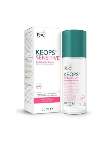 PACK ROC KEOOPS DEO roll-on piel sensible 2x30ml.