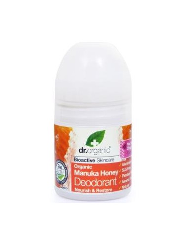 DESODORANTE miel de manuka 50ml. DR. ORGANIC