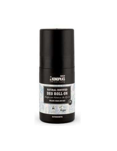 MEN desodorante natural roll-on 50ml. VEGAN DR. KONOPKAS