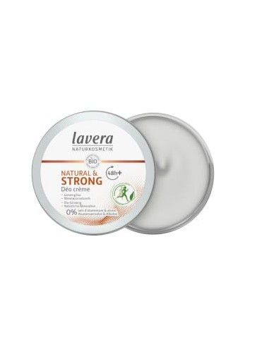 STRONG & NATURAL desodorente 48h crema 50ml. LAVERA