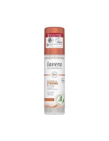 STRONG & NATURAL desodorante 48h spray 75ml. LAVERA