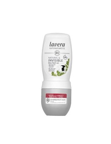 DESODORANTE ROLL-ON 48h invisible & natural 50ml. LAVERA