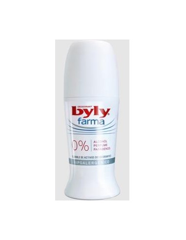 BYLY FARMA DESODORANTE roll on 0% 72h 75ml