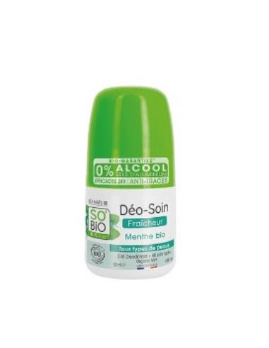 DESODORANTE FRESCOR 24h menta roll-on 50ml. SOBIO ETIC