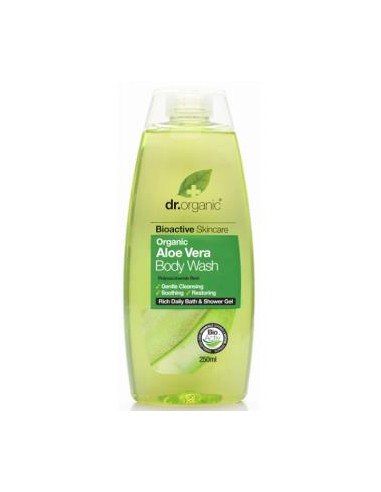 GEL DE BAÑO Y DUCHA aloe vera organico 250ml. DR. ORGANIC