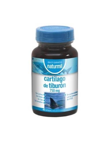 CARTILAGO DE TIBURON 750mg. 45cap. DIETMED