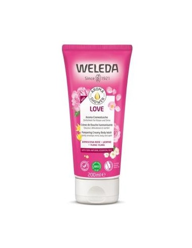 AROMA SHOWER LOVE gel de baño 200ml. BIO VEGAN WELEDA