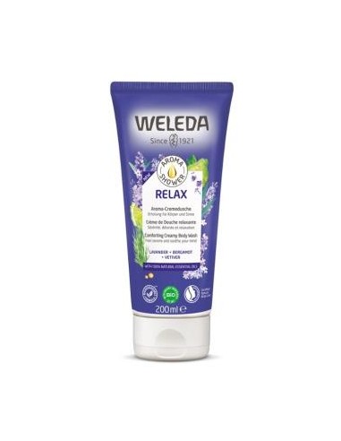 AROMA SHOWER RELAX gel de baño 200ml. BIO VEGAN WELEDA