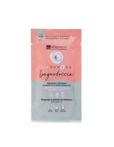 GEL DE DUCHA CALENDULA-ROSA MOSQUETA en polvo 25gr LA SAPONARIA