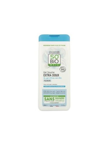 GEL DE DUCHA PIEL SENSIBLE aloe 650ml. SOBIO ETIC